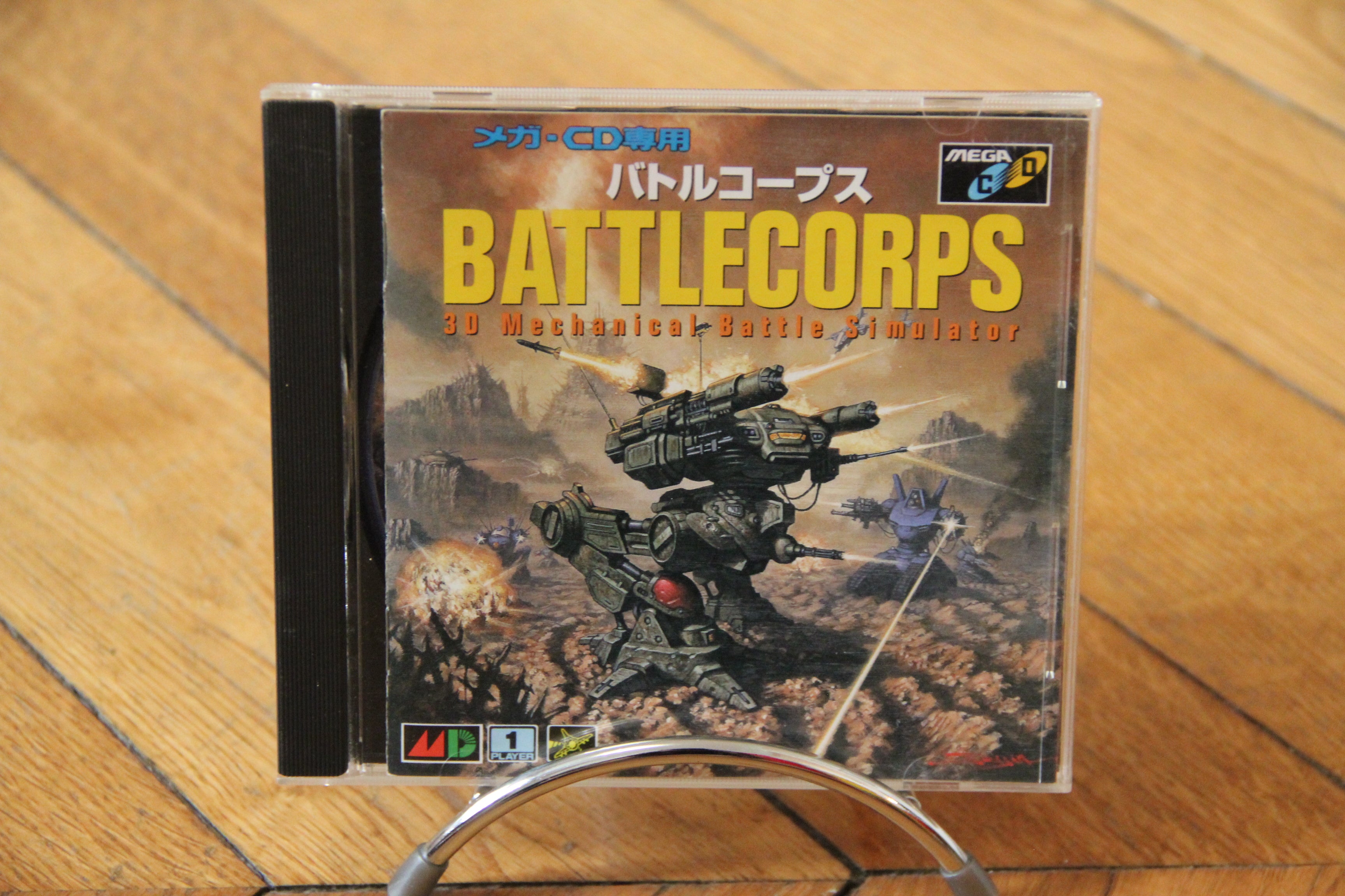 Battlecorps 3D Mechanical Mega CD Sega Megadrive Games Japan T-60194 Boxed